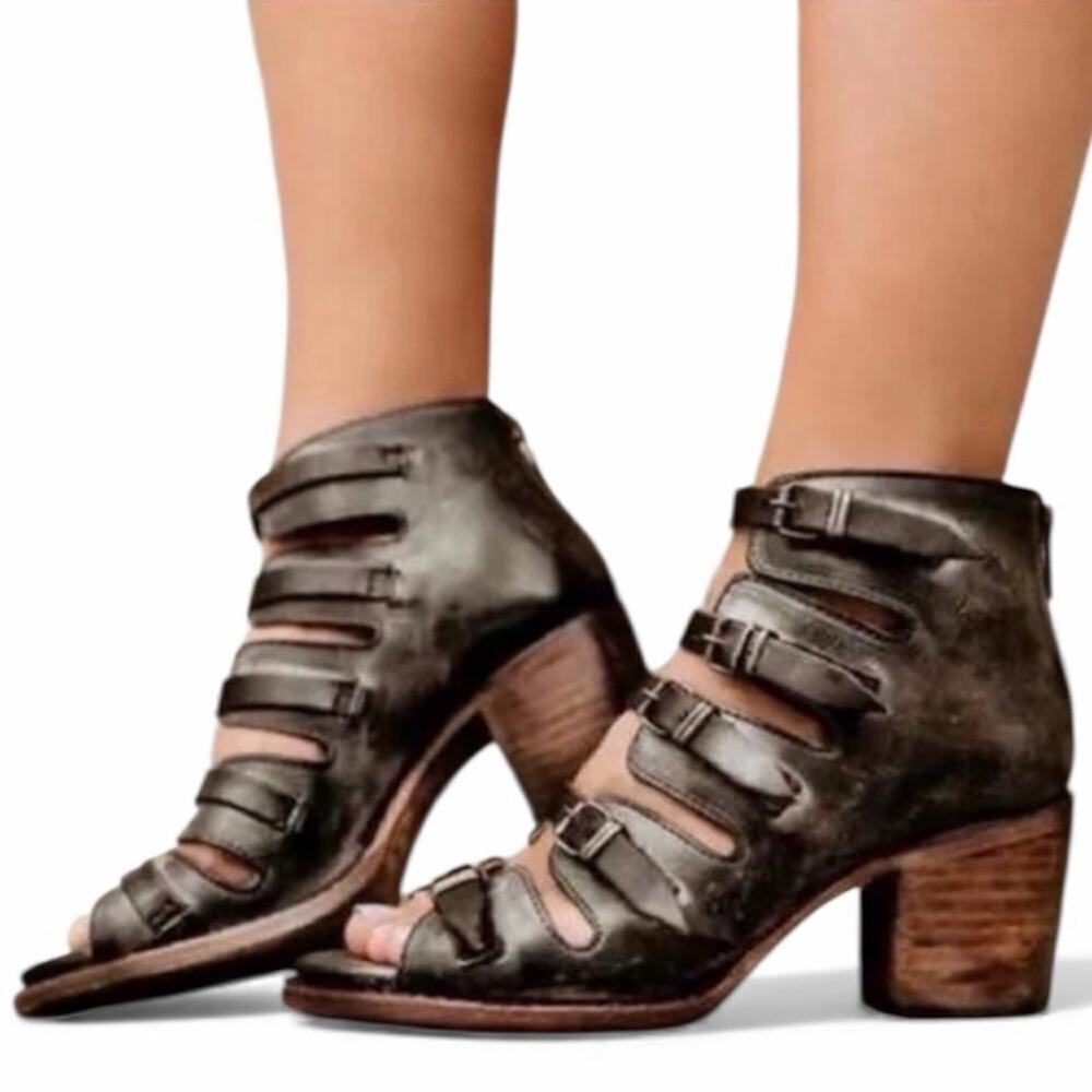 Freebird by Steven Quinn Boots Size 6 Brown Western Boho Horse Girl Lagenlook